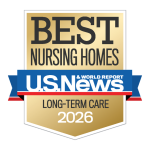 US News and World Report Best Nursing Homes Long-Term Care 2026 award badge
