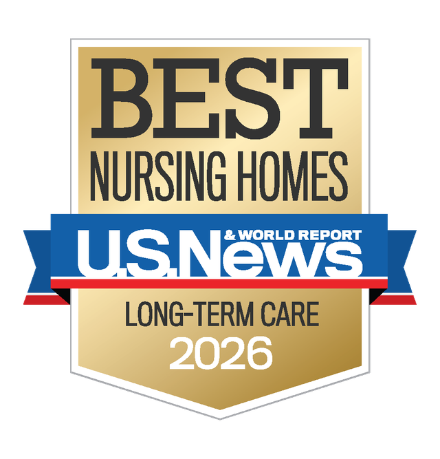 US News and World Report Best Nursing Homes Long-Term Care 2026 award badge